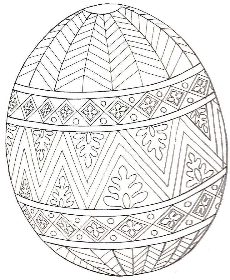 Pysanky Coloring Pages at GetDrawings Free download