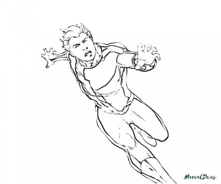 Quicksilver Coloring Pages at GetDrawings | Free download