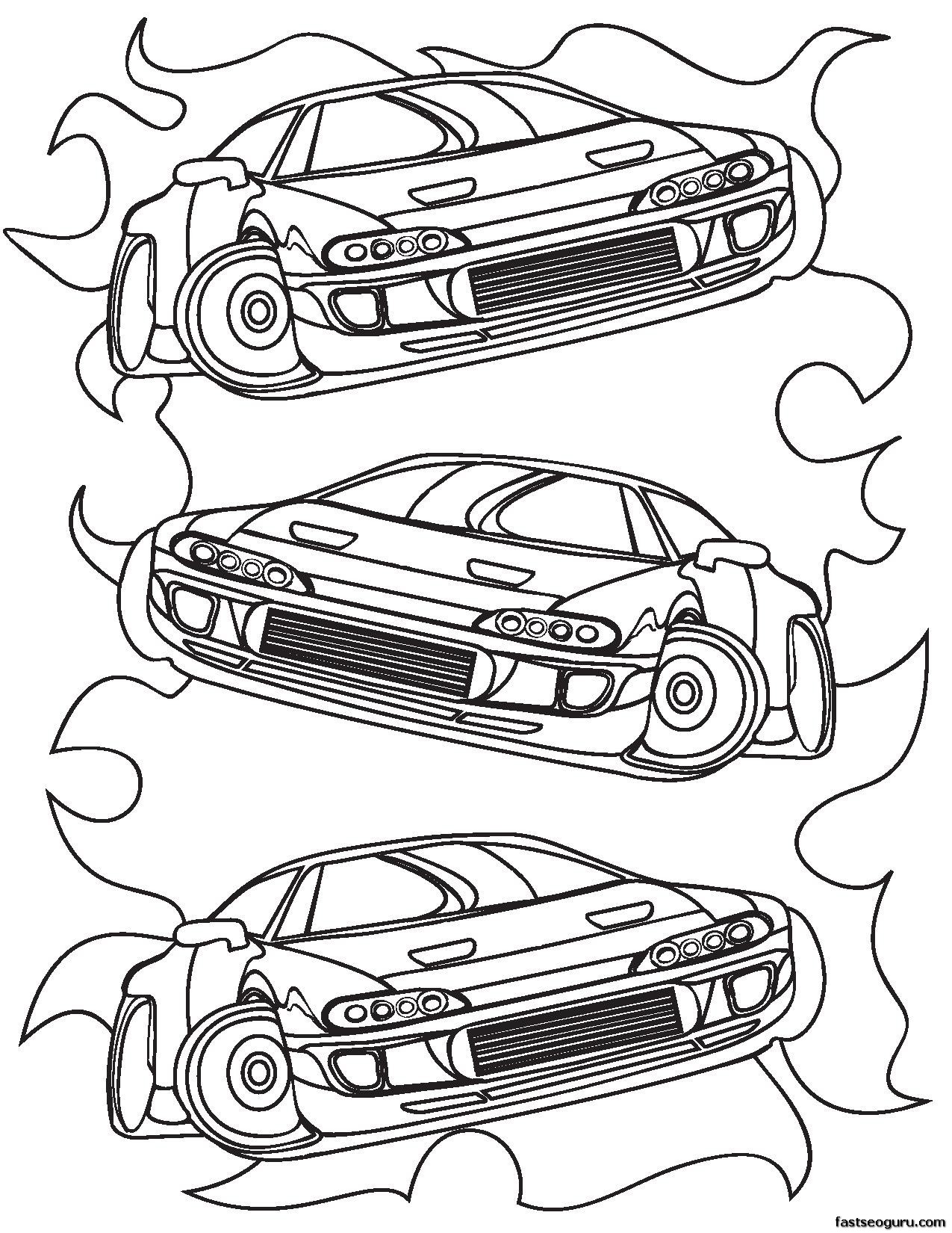 Race Car Coloring Pages To Print at GetDrawings Free download