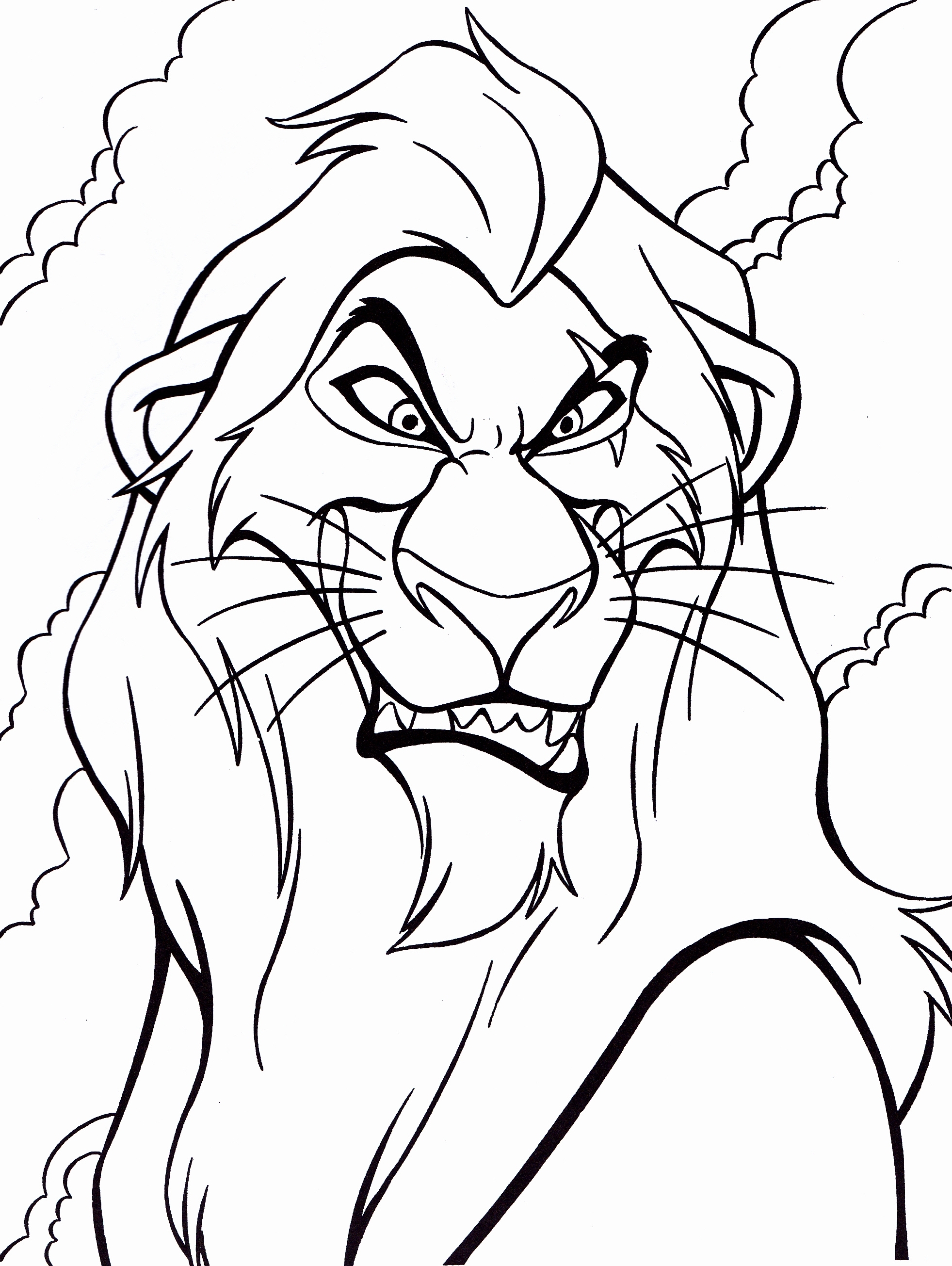 Rafiki Coloring Page at GetDrawings | Free download