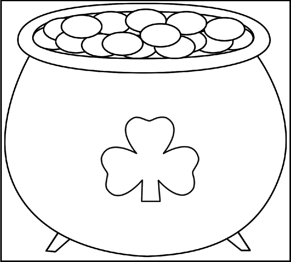 Rainbow And Pot Of Gold Coloring Pages At GetDrawings Free Download