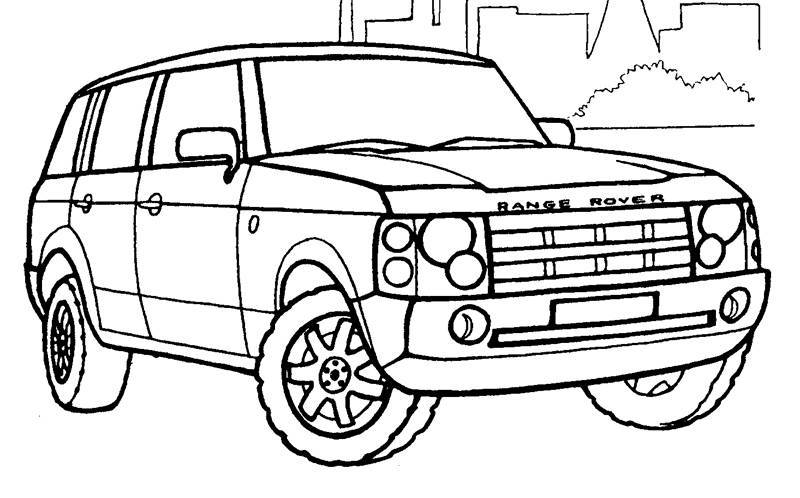 Range Rover Coloring Pages at GetDrawings  Free download