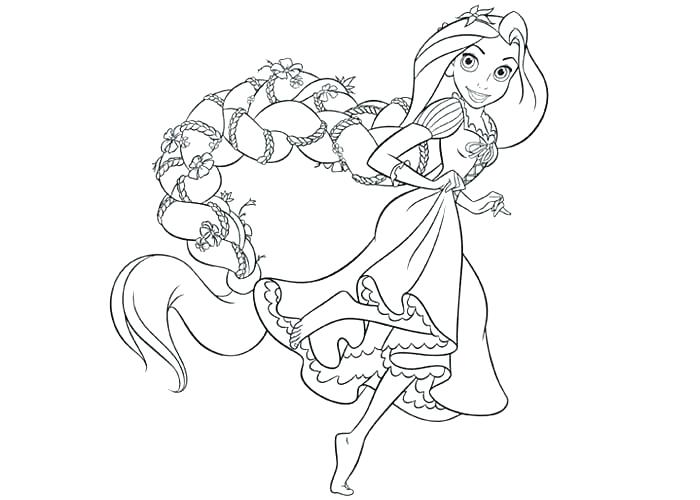 rapunzel coloring pages pdf at getdrawings  free download