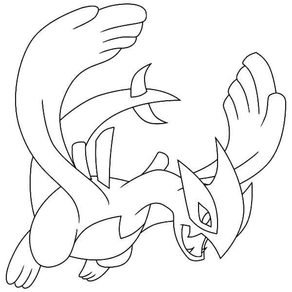 1024x1024 Daring Shadow Lugia Coloring Page Attractive Pokemon Ex Pages.