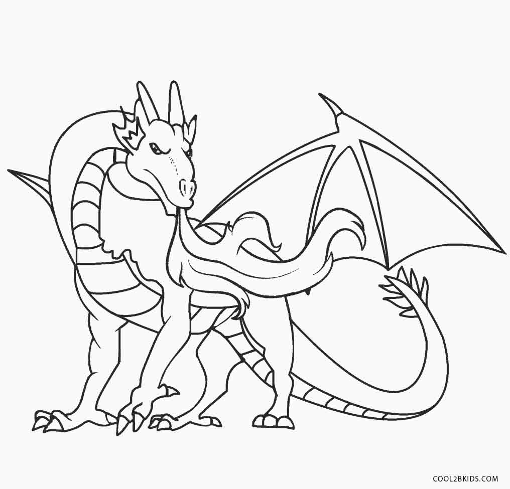 Realistic Dragon Coloring Pages at GetDrawings | Free download