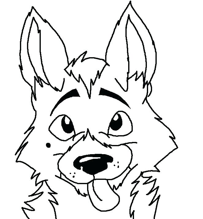 Realistic German Shepherd Coloring Pages at GetDrawings | Free download