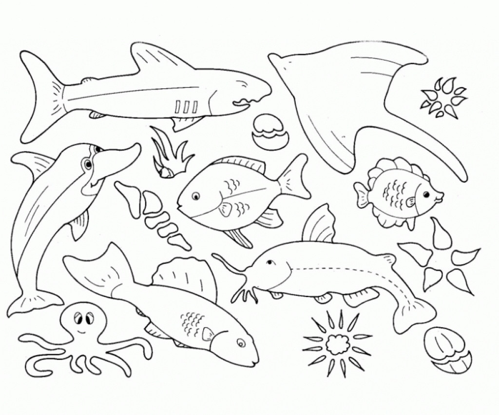 Realistic Ocean Coloring Pages at GetDrawings | Free download