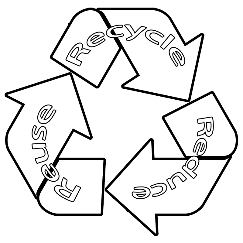 Reduce Reuse Recycle Coloring Pages at GetDrawings | Free download