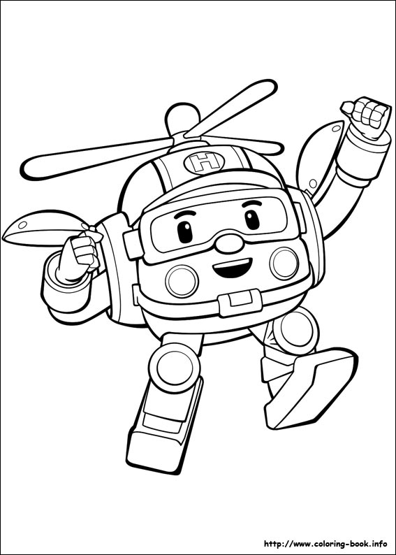 Robocar Poli Coloring Pages at GetDrawings | Free download