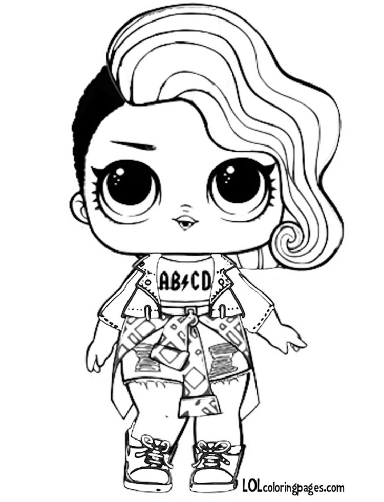 Rocker Coloring Pages at GetDrawings | Free download