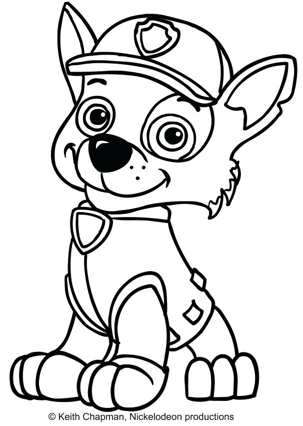 rocky paw patrol coloring pages at getdrawings  free download