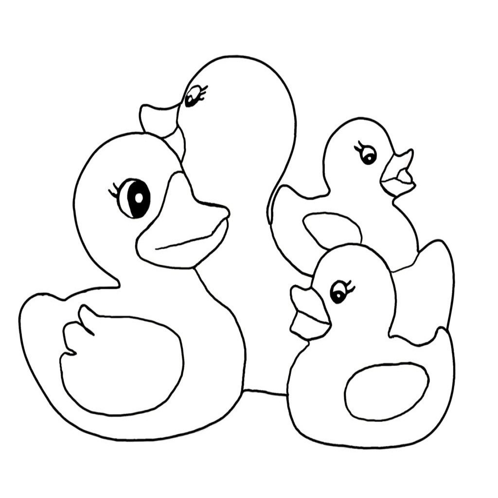 Rubber Duck Coloring Pages At GetDrawings Free Download