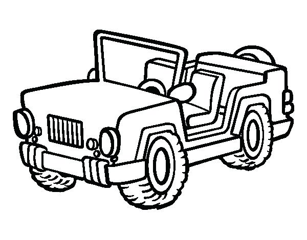 Safari Jeep Coloring Page At Getdrawings Free Download