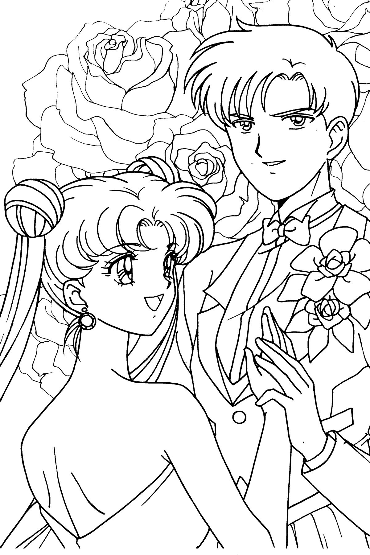 Sailor Moon Group Coloring Pages at GetDrawings Free download