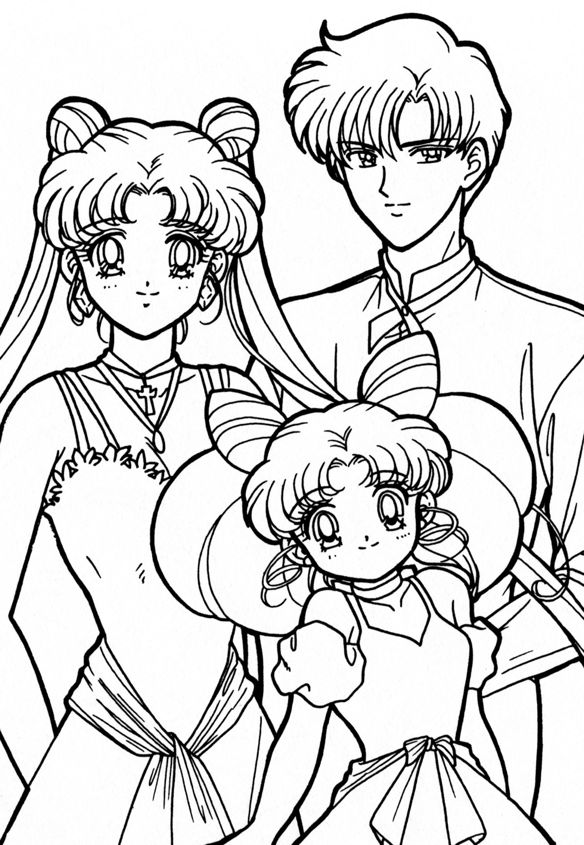 TOP32+ Sailor Moon Coloriage Images - Basisbeweging