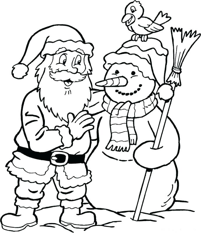 Santa And Elf Coloring Pages at GetDrawings Free download