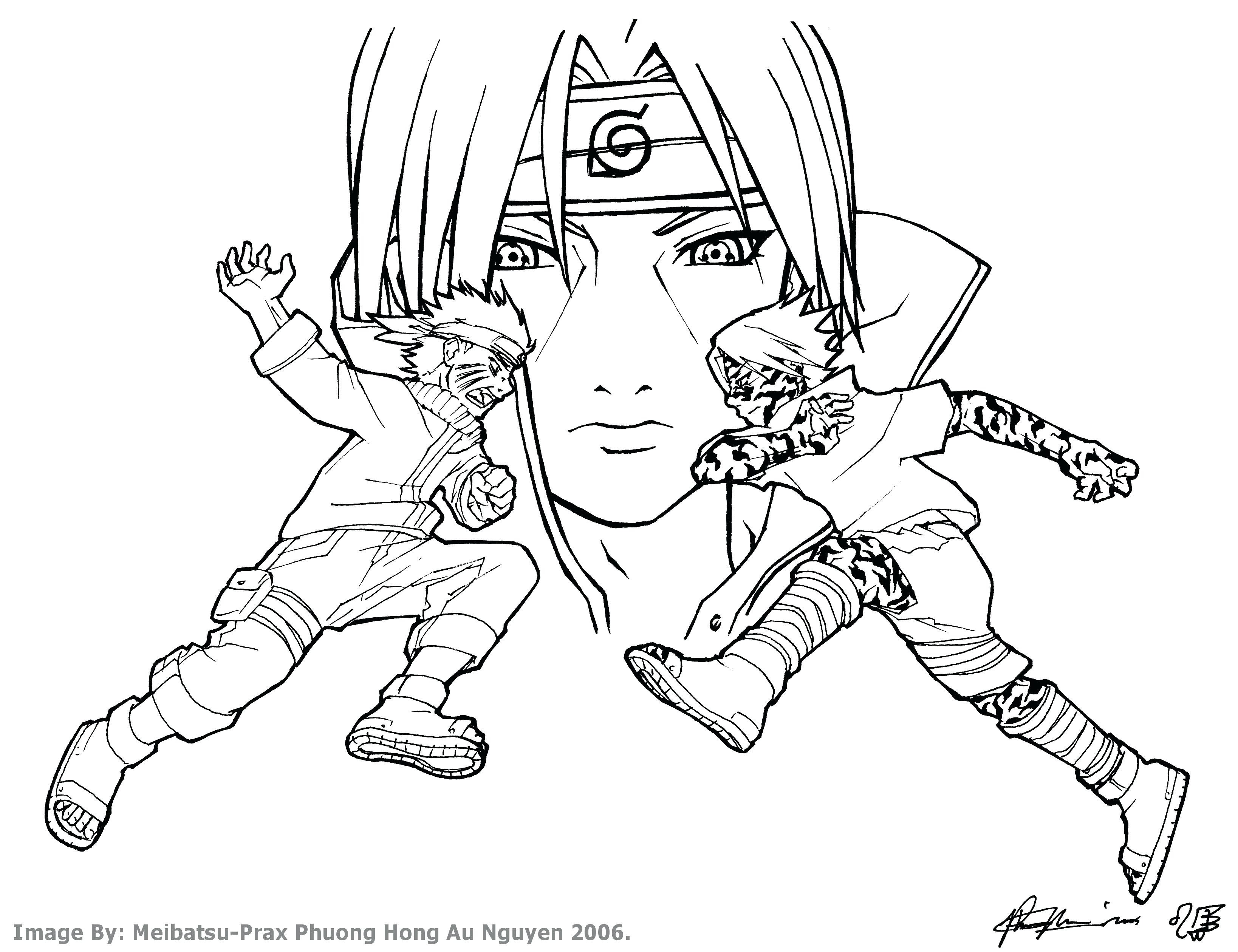 Featured image of post Kid Sasuke Coloring Pages