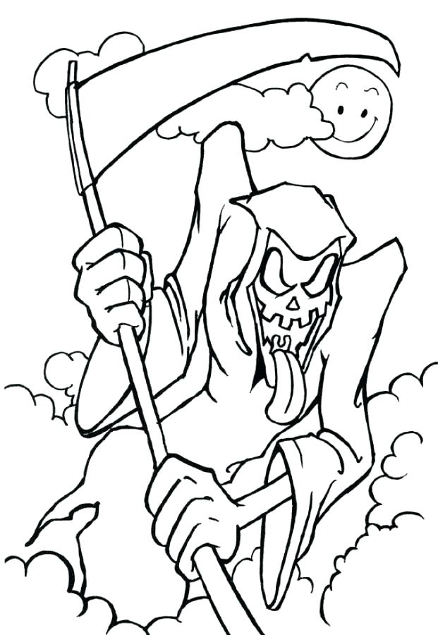 Scary Coloring Pages For Kids at GetDrawings | Free download