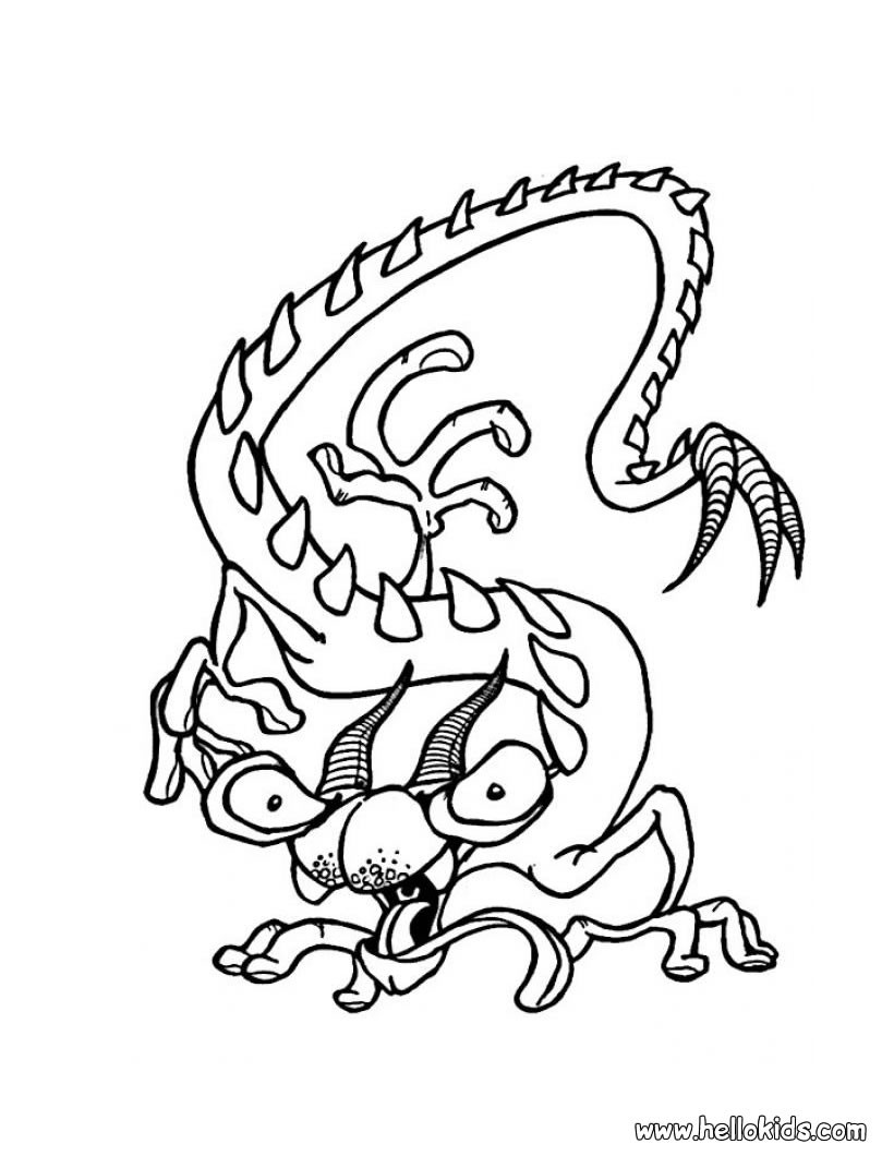 Scary Coloring Pages For Kids at GetDrawings | Free download