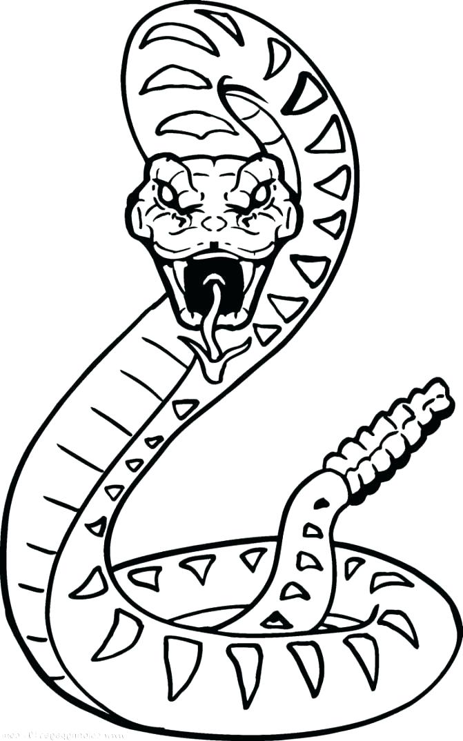 Scary Snake Coloring Pages at GetDrawings Free download