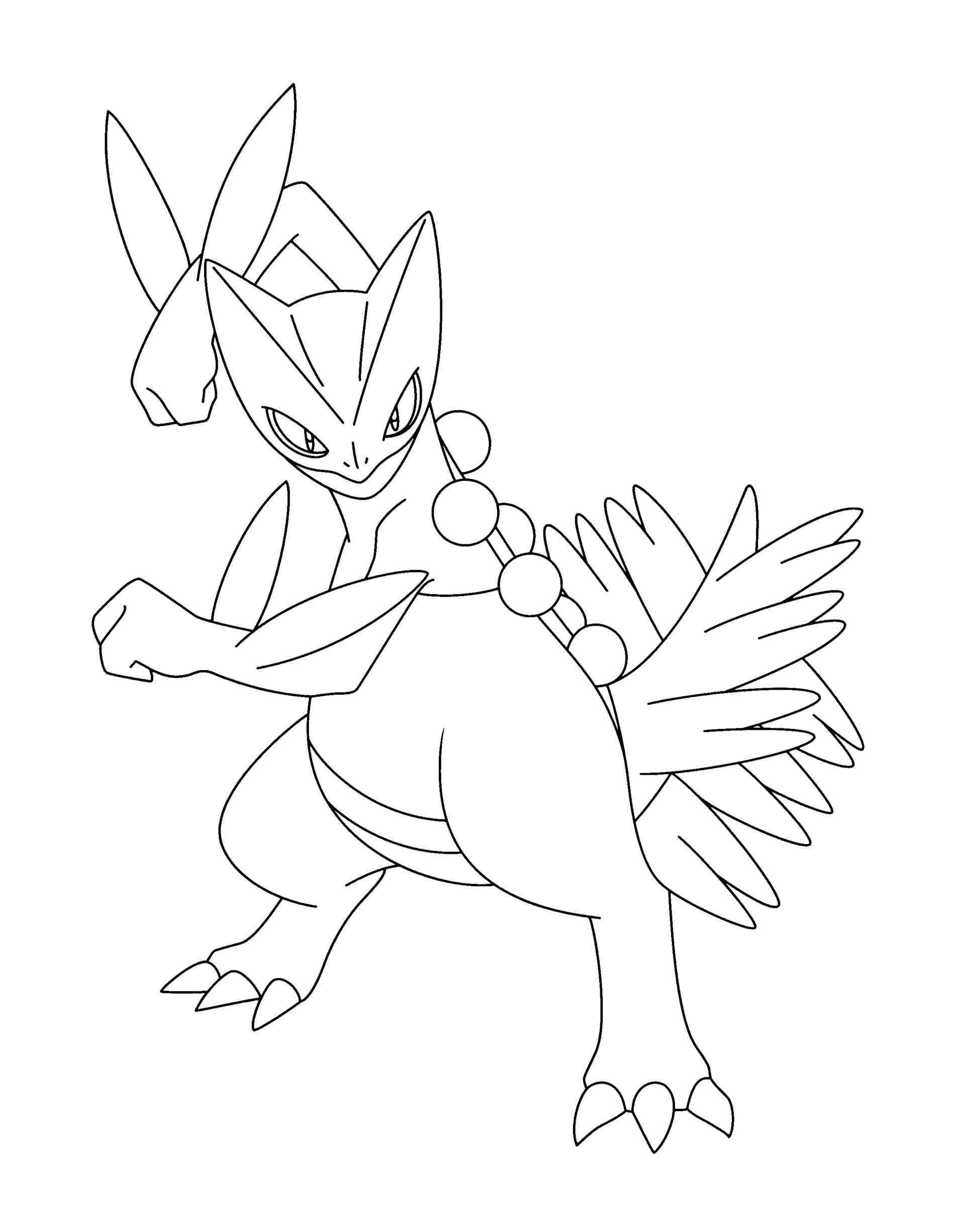 Sceptile Coloring Page at GetDrawings | Free download