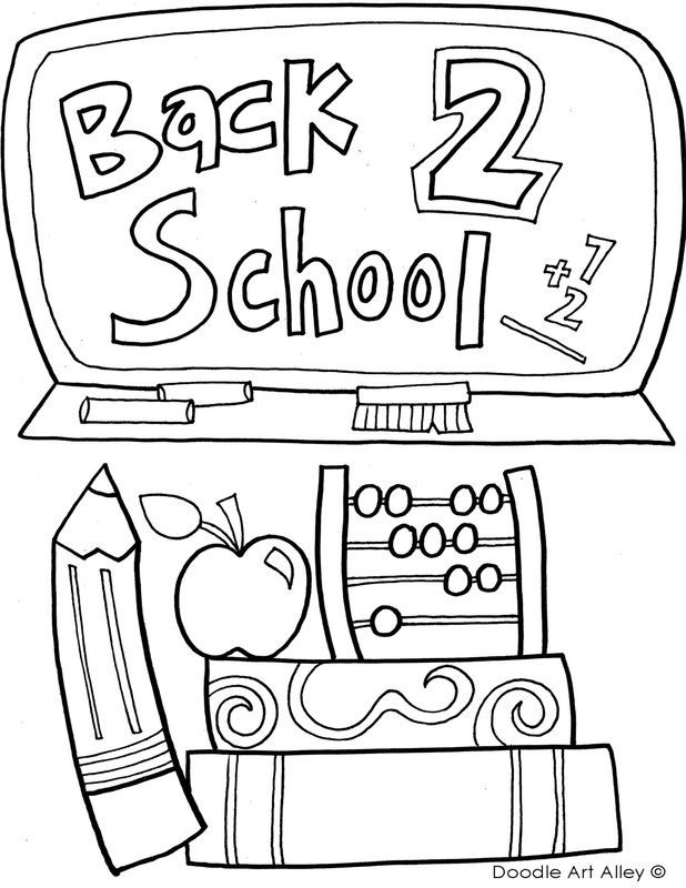 School Supplies Coloring Pages at GetDrawings