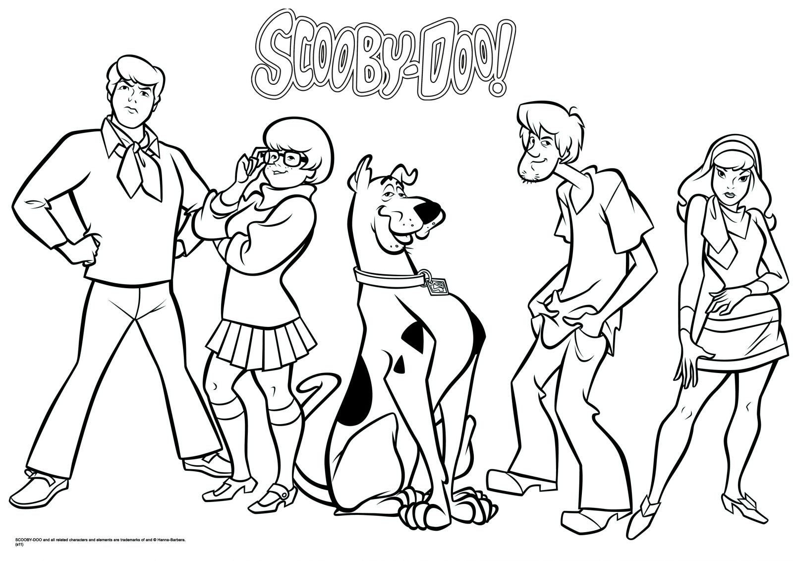 Scooby Doo Coloring Pages To Print at GetDrawings | Free ...