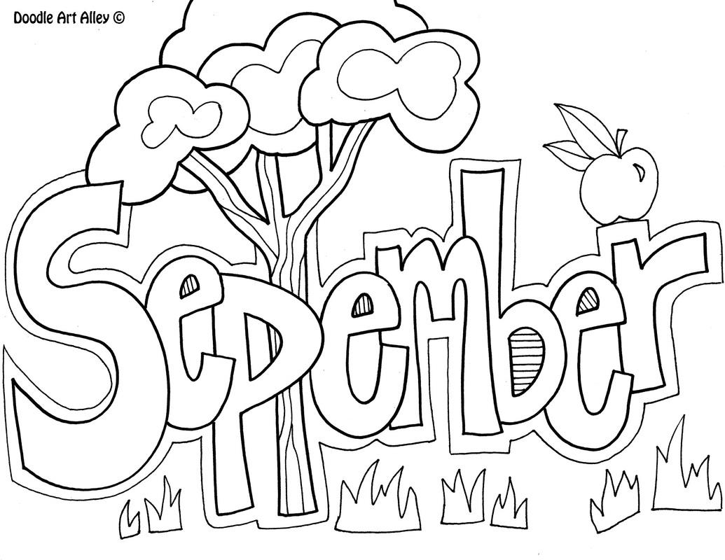 September Coloring Pages To Print at GetDrawings Free download