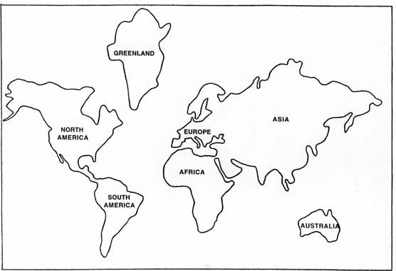 Seven Continents Coloring Page at GetDrawings Free download