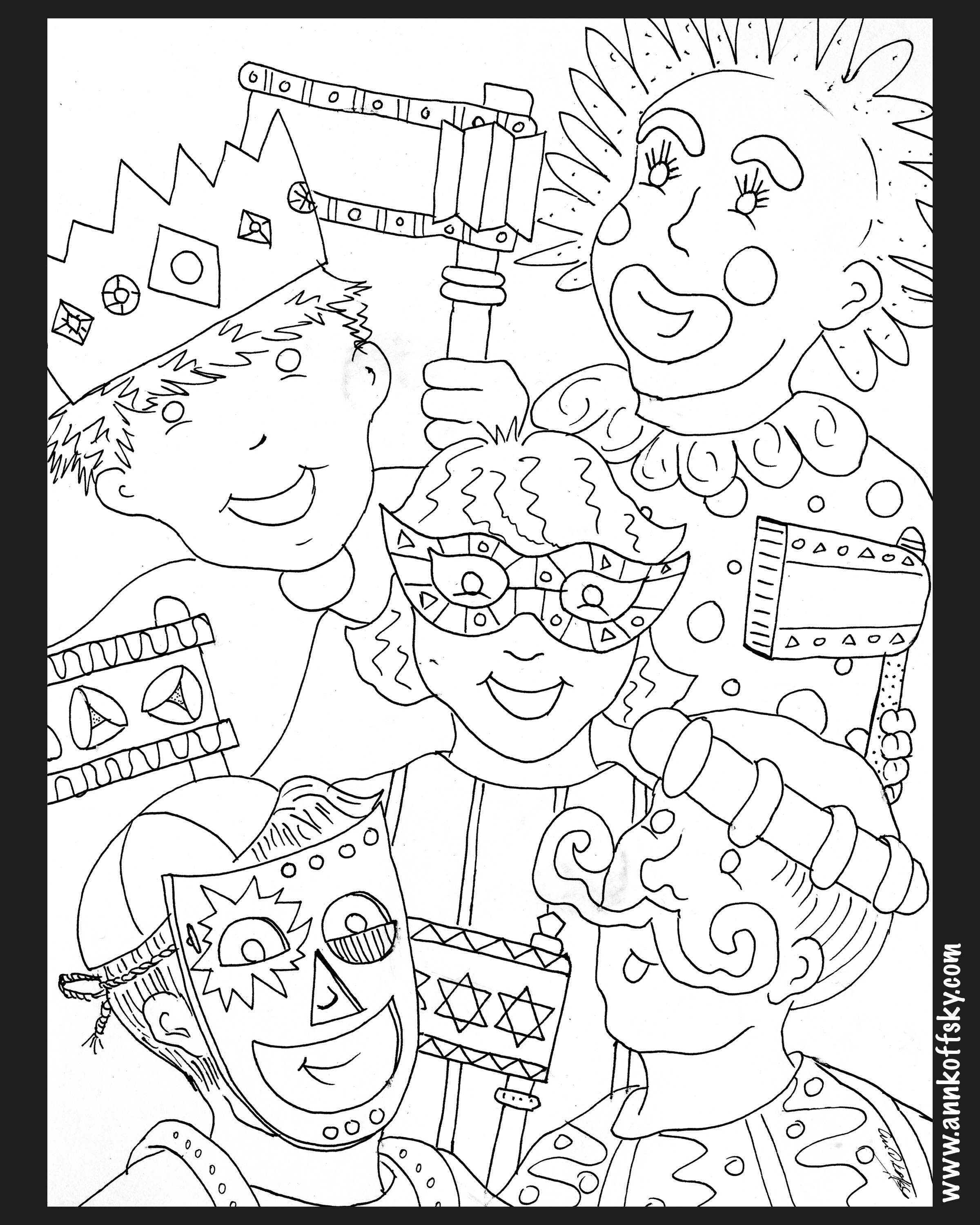 Shabbat Coloring Pages at GetDrawings | Free download