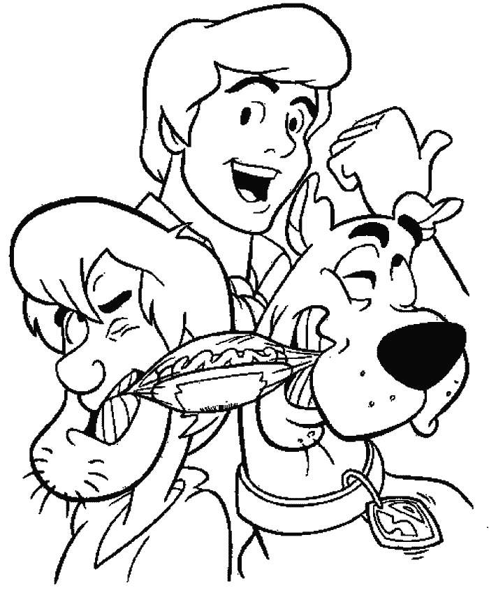 Shaggy Coloring Page At Getdrawings Free Download