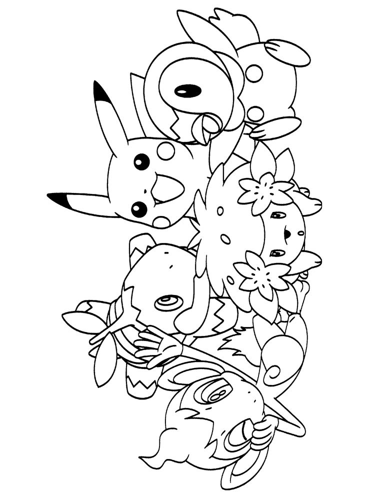 Shaymin Coloring Pages at GetDrawings | Free download