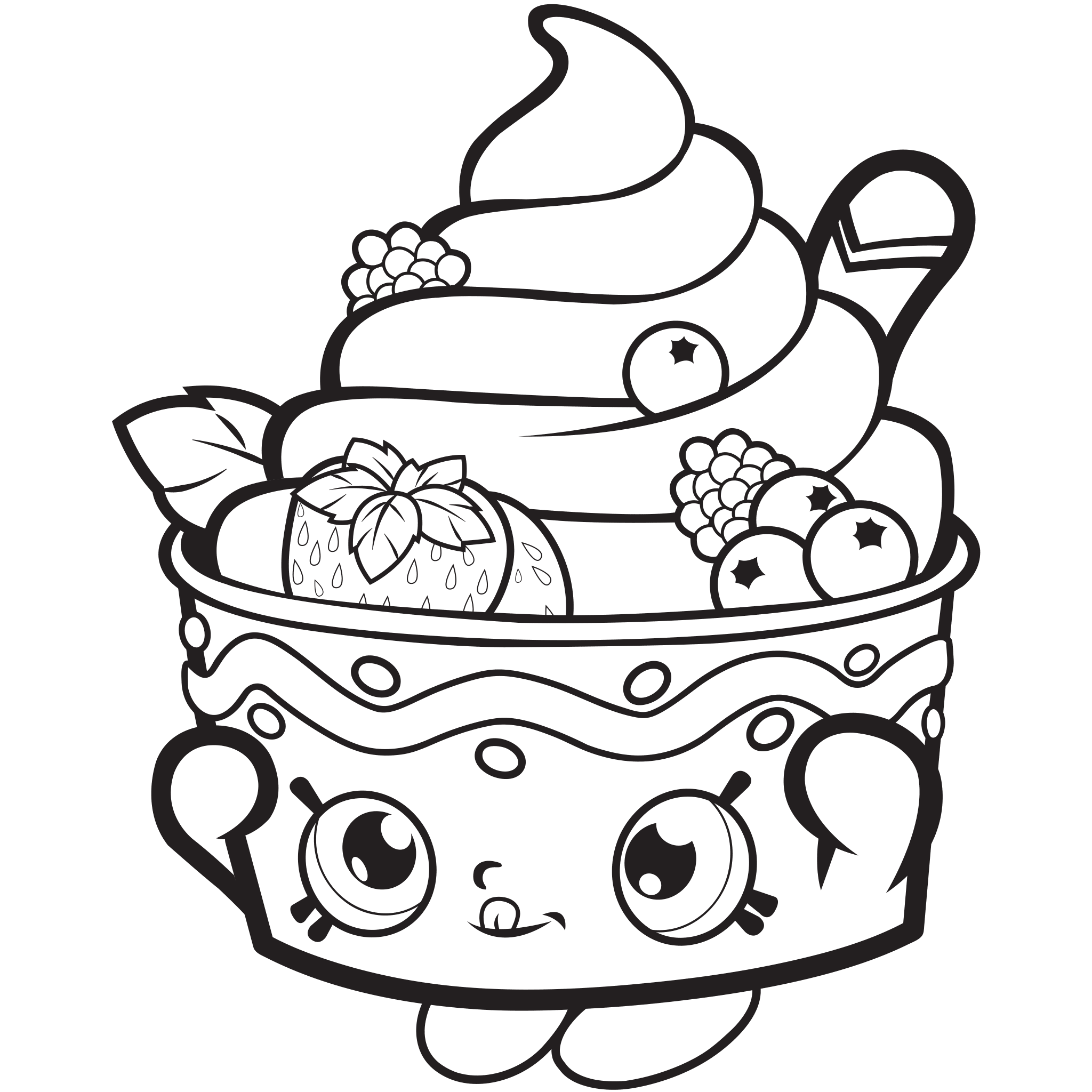 Shopkin Coloring Pages Printable at GetDrawings | Free download
