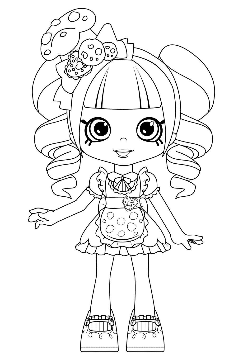 Shopkins Coloring Pages Cookie At Getdrawings Free Download