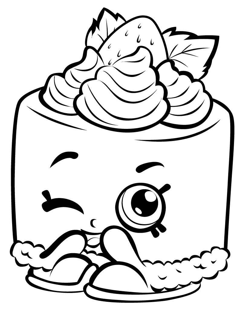 817x1024 Shopkins Coloring Pages Free.