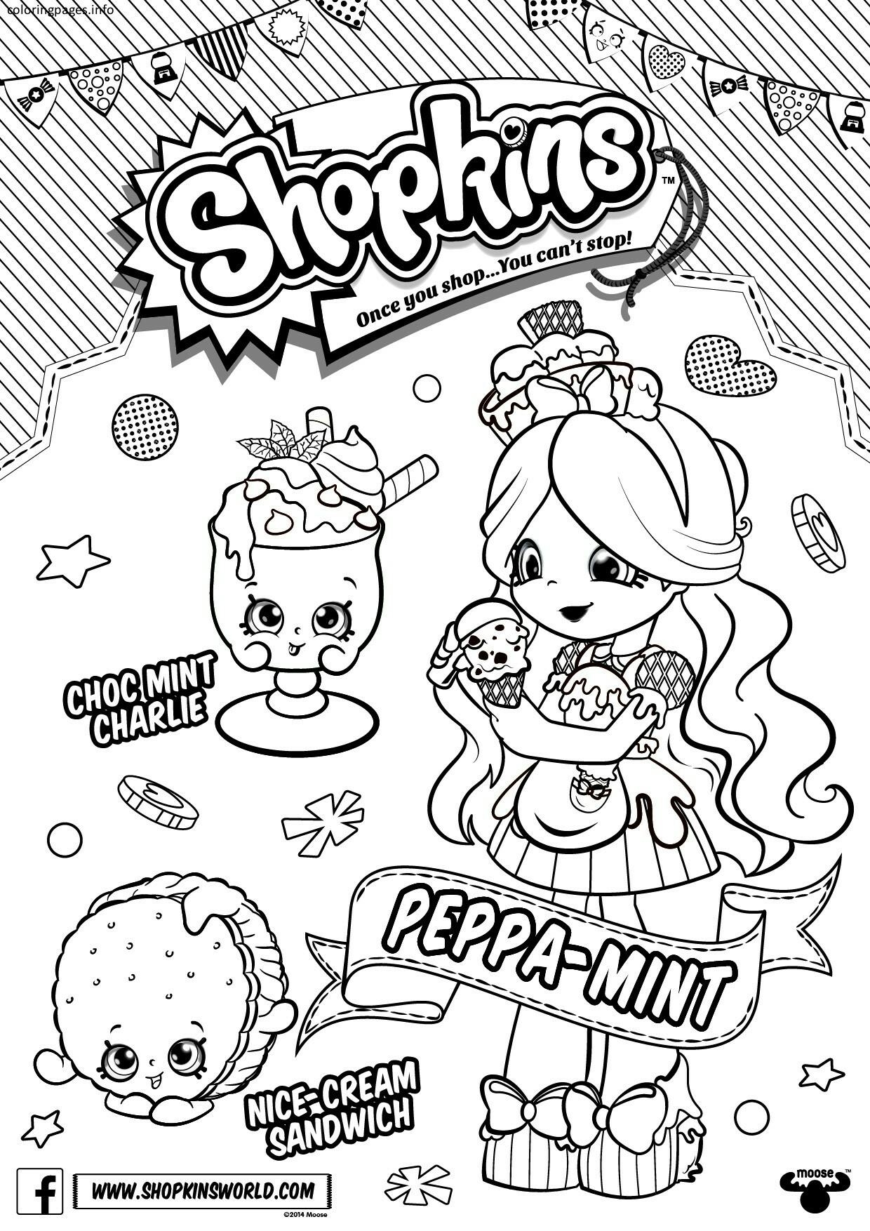 Shopkins Season 1 Coloring Pages At GetDrawings | Free Download