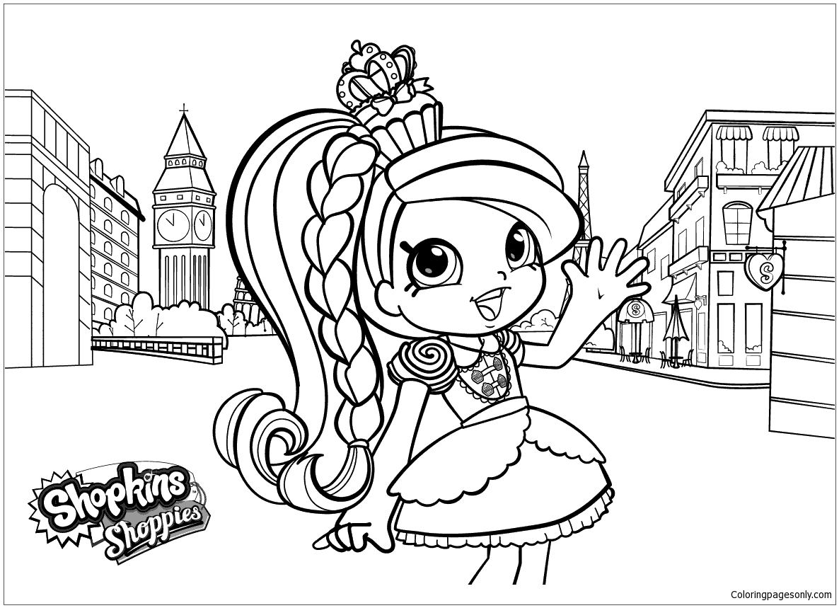 Shoppie Dolls Coloring Pages at GetDrawings | Free download