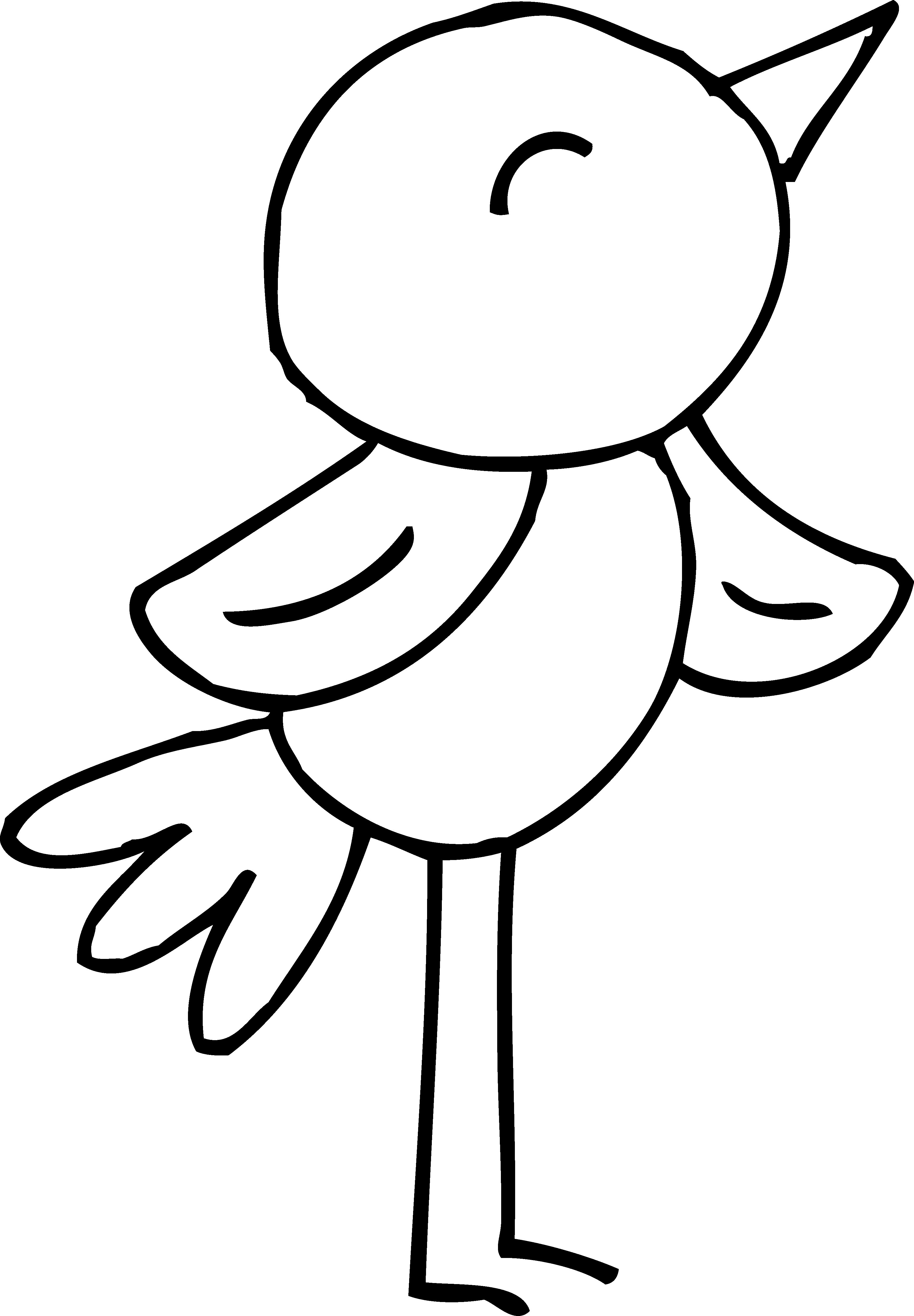 Simple Bird Coloring Pages at GetDrawings Free download