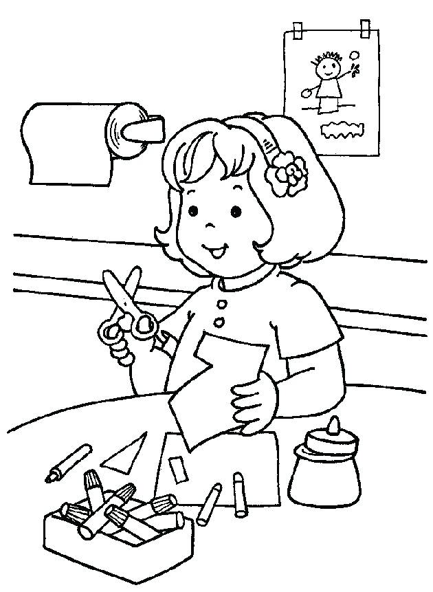 Simple Coloring Pages For Preschool at GetDrawings | Free download