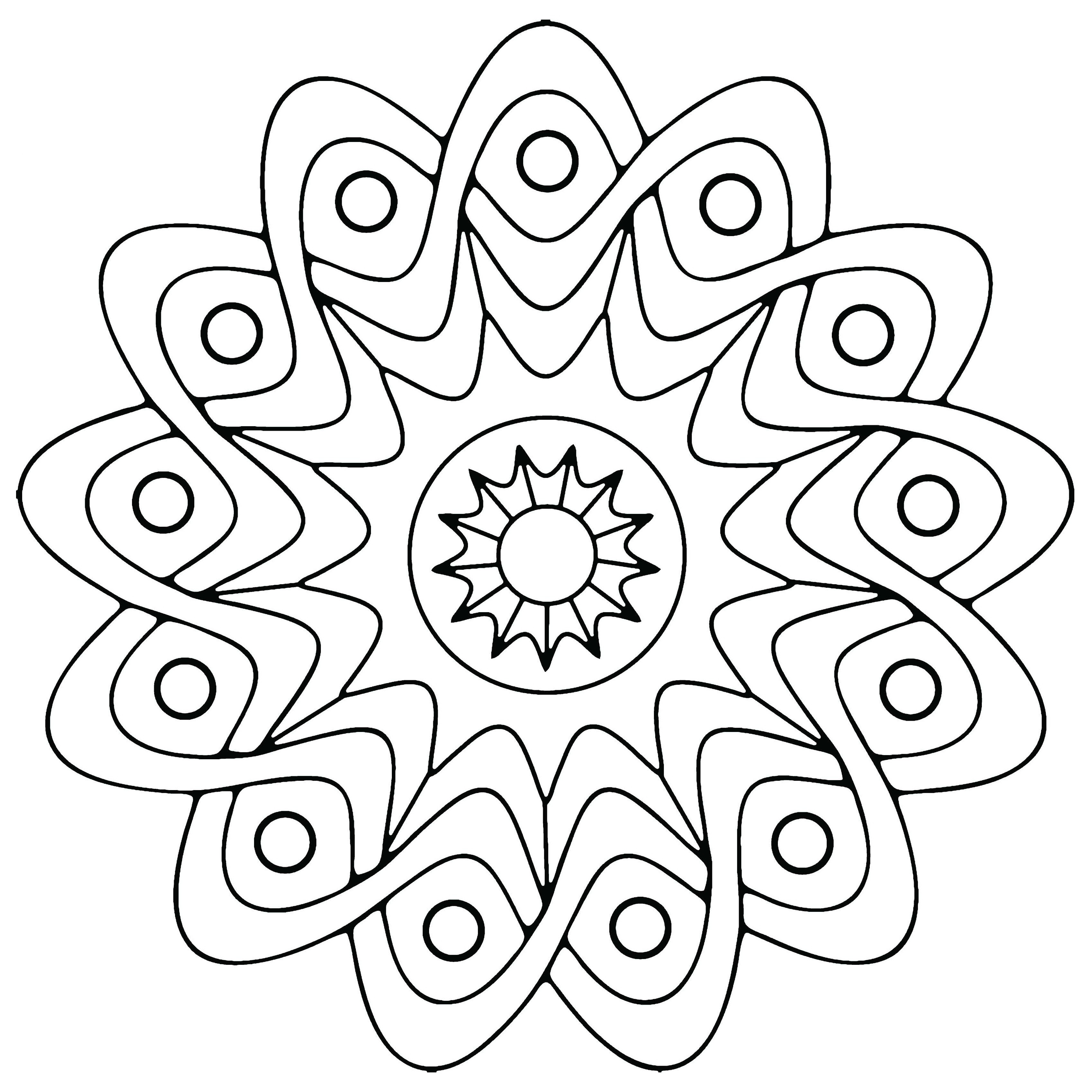 Simple Geometric Coloring Pages At GetDrawings Free Download