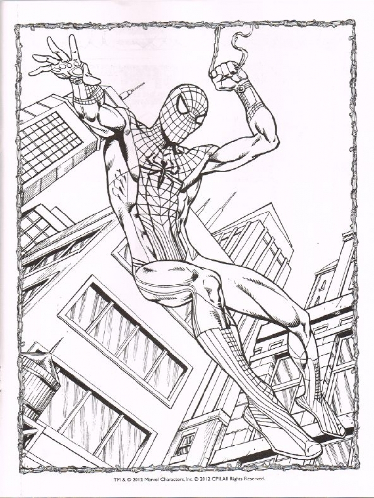 Simple Spiderman Coloring Pages at GetDrawings | Free download