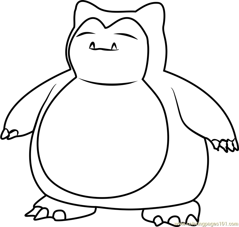 The best free Snorlax coloring page images. Download from 62 free