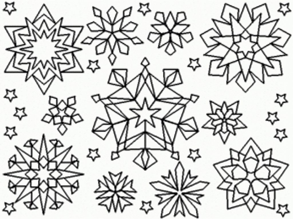 Snowflake Drawing Template at GetDrawings Free download