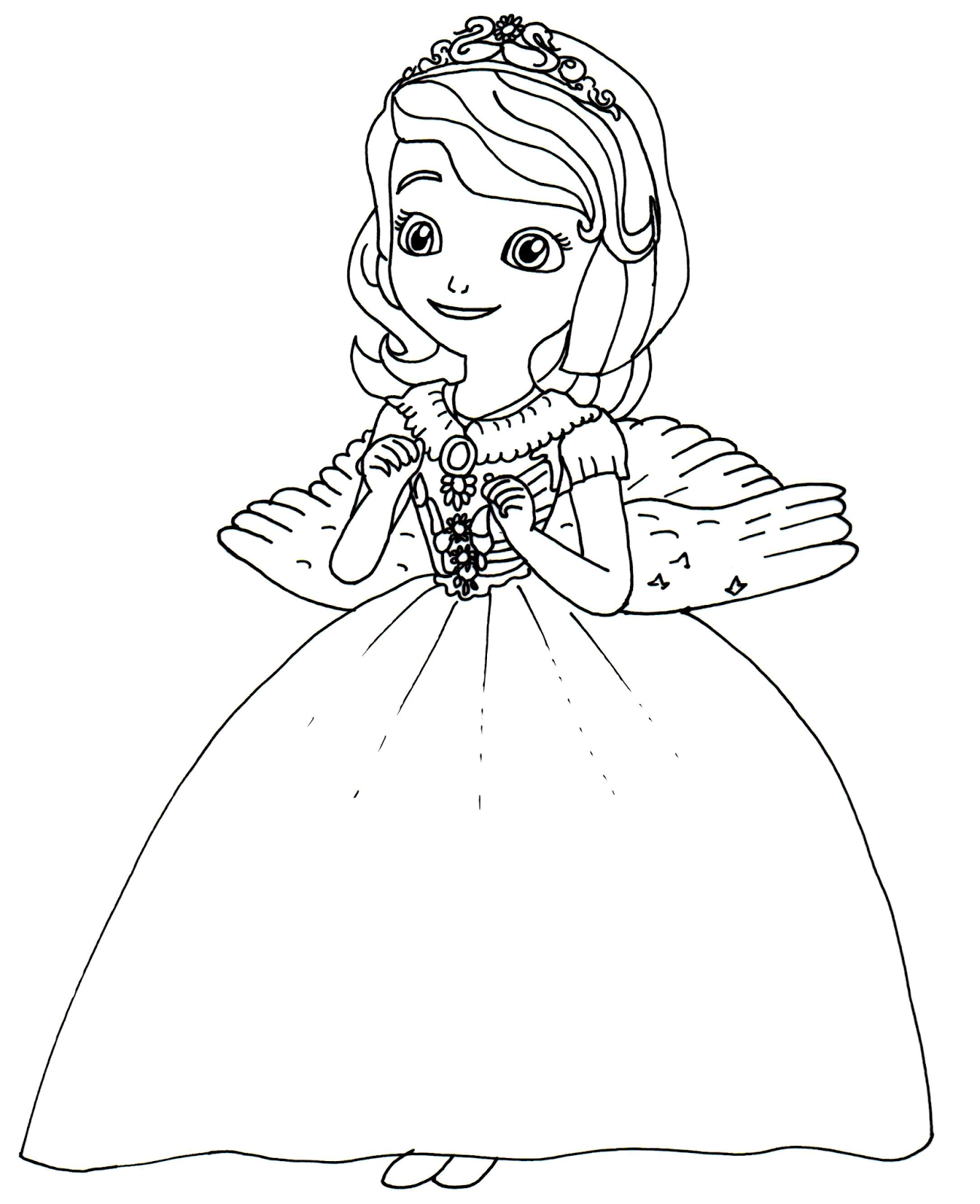 Sofia Coloring Pages Free At Getdrawings Free Download
