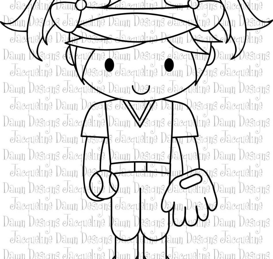 Softball Coloring Pages To Print At GetDrawings Free Download