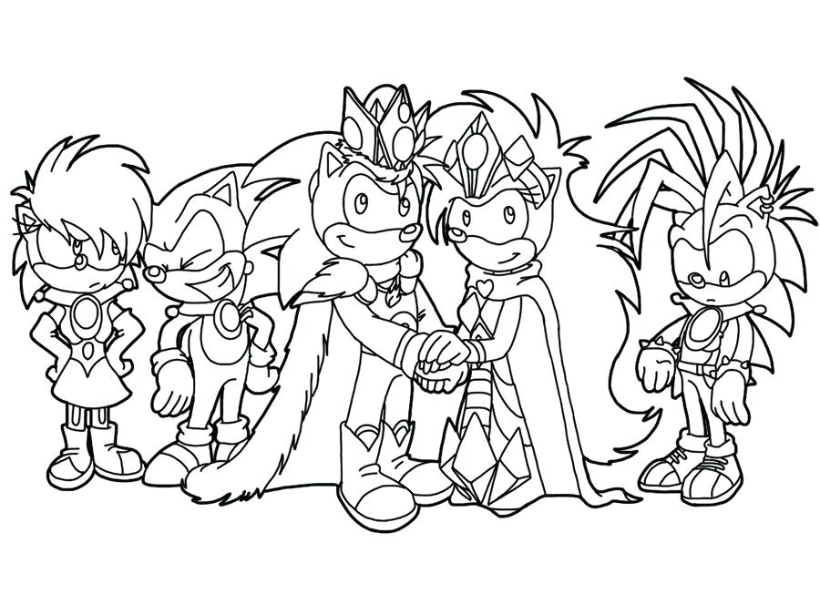 Sonic And Friends Coloring Pages at GetDrawings | Free download