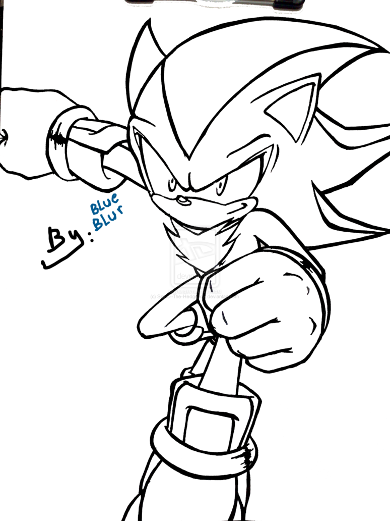 Sonic And Shadow Coloring Pages At Getdrawings Free Download