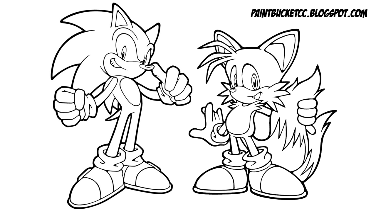 Sonic Tails Coloring Pages at GetDrawings | Free download