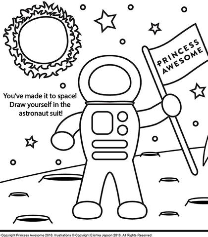Space Rocket Coloring Page at GetDrawings | Free download