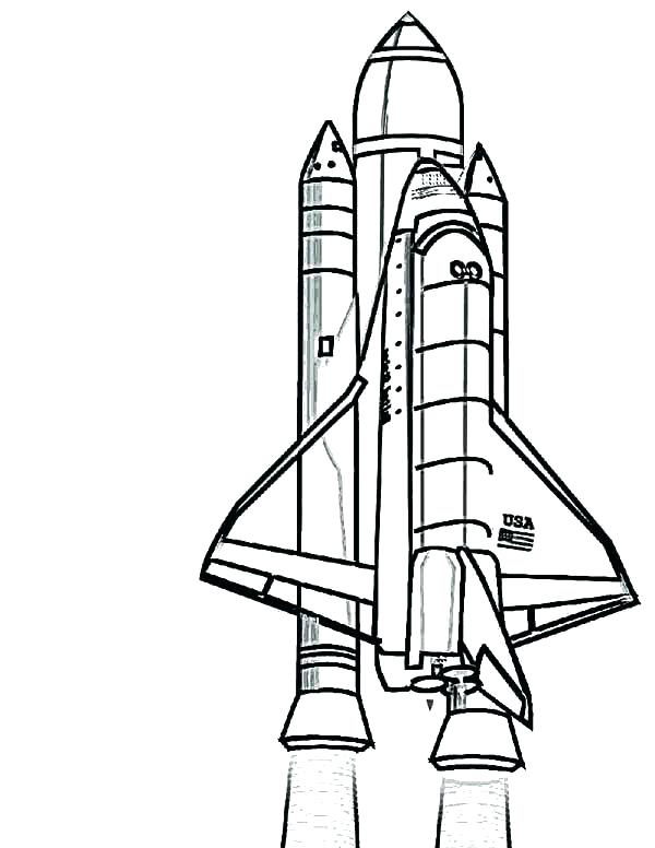 Space Ship Coloring Pages At Getdrawings Free Download